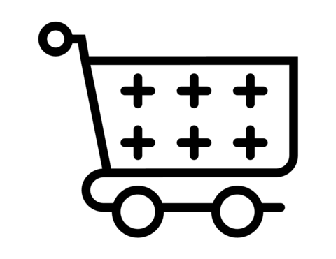 Shopping Trolley Coloring Page